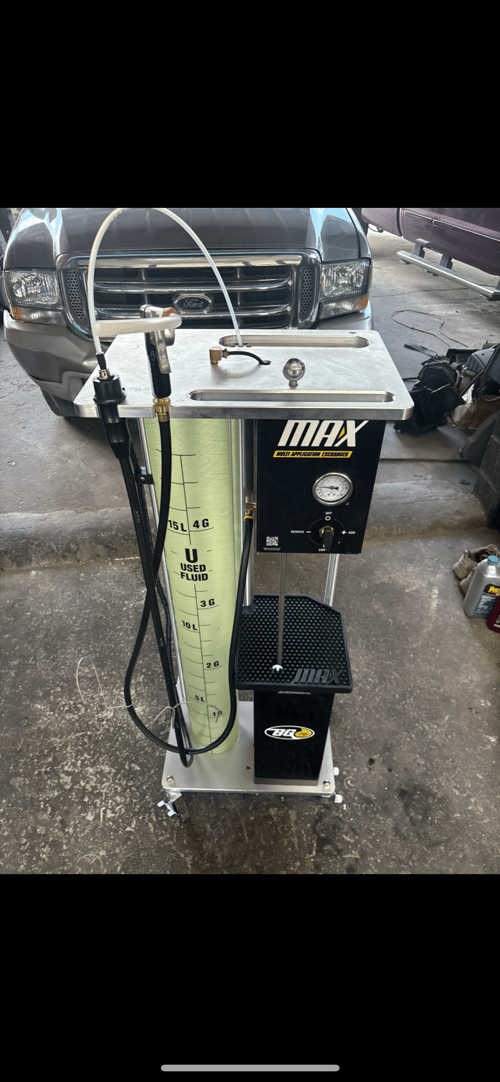 Differential Flush Machine Fluid Service